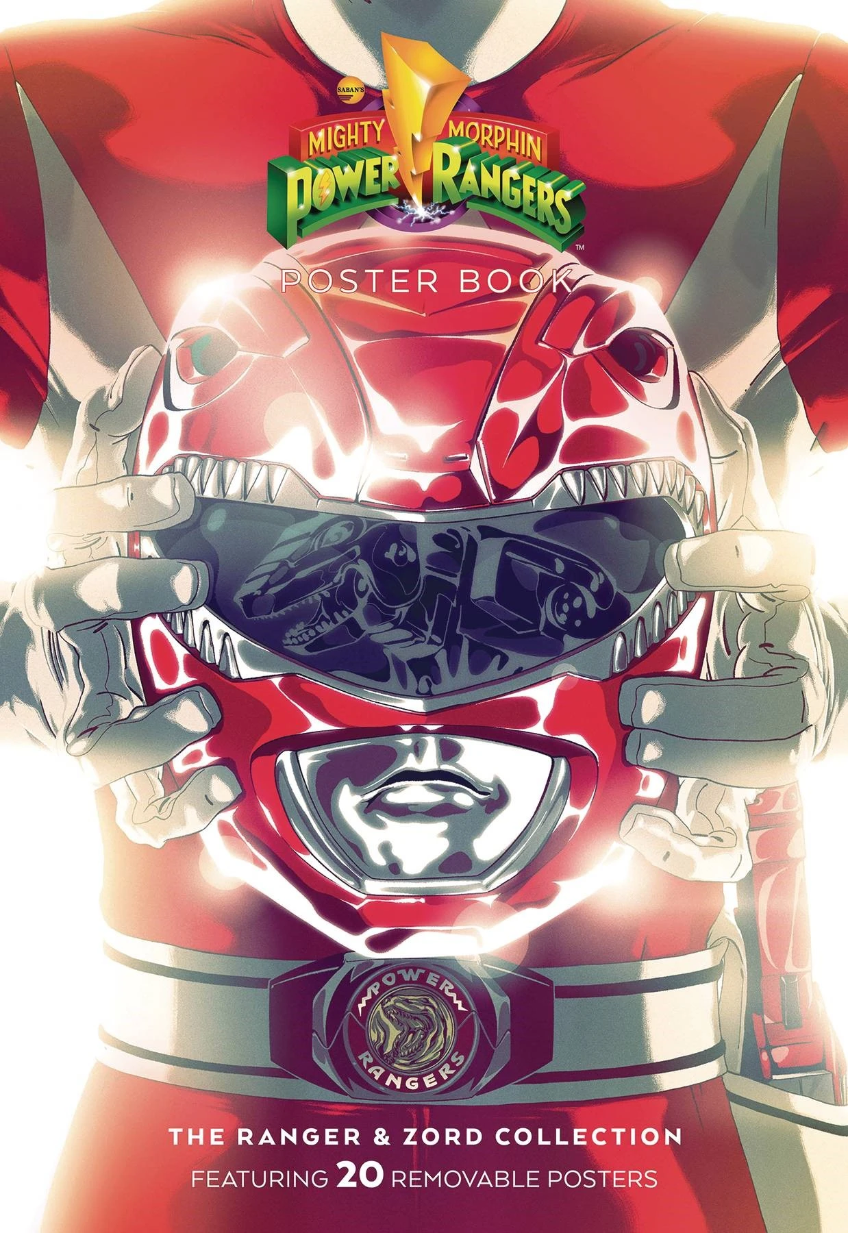 Mighty Morphin Power Rangers And Zords Poster Book