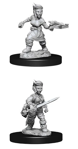 Deep Cuts Unpainted Miniatures: Female Halfling Rogue (2) 3 Deep Cuts Unpainted Miniatures: Female Halfling Rogue (2)