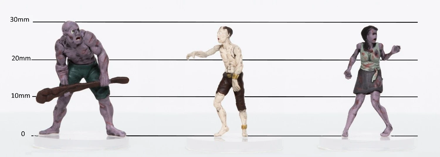 Characters Of Adventure: Zombies - Basher, Reacher, Peasant 3 Characters Of Adventure: Zombies - Basher, Reacher, Peasant