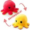 Reversible Octopus Mini Plush - Red And Yellow -Game Comics Store 028534347518 big