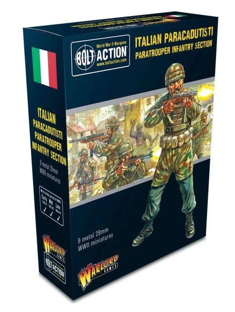 Bolt Action: Italian Paracadutisti Paratrooper Infantry Group 3 Bolt Action: Italian Paracadutisti Paratrooper Infantry Group