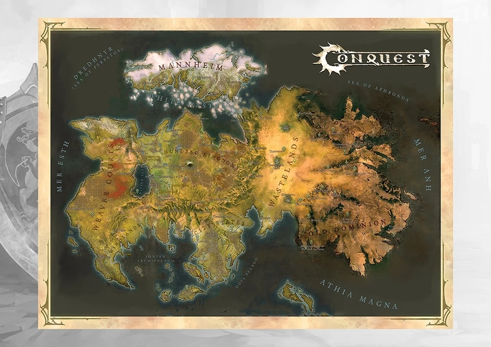 Conquest: Cloth Map Of Alektria 3 Conquest: Cloth Map Of Alektria