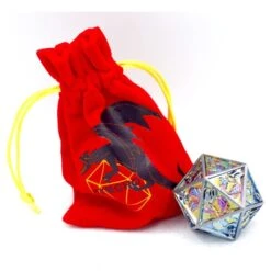 45mm Dragon D20: Brushed Rainbow