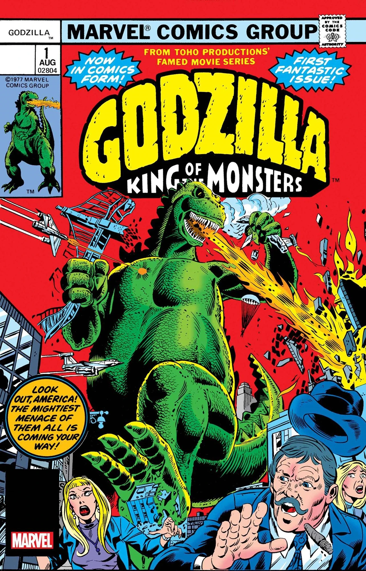 Godzilla #1 By Herb Trimpe Poster