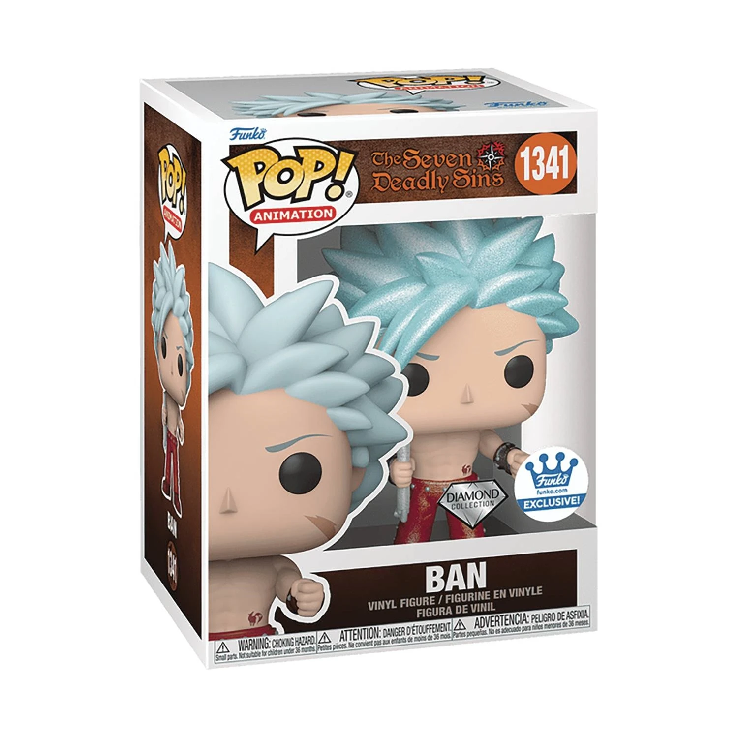 Pop Seven Deadly Sins: Ban Vinyl Figure (Diamond Collection) (1341)