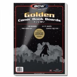 BCW Backing Boards, Golden (100 Ct)